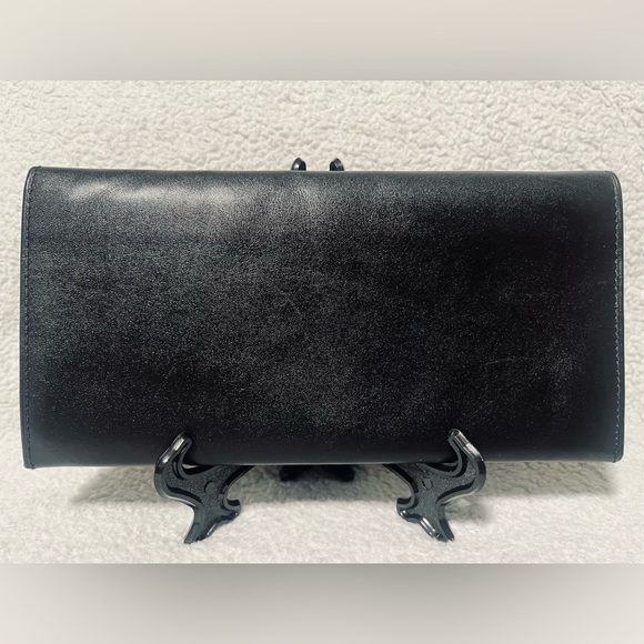 Dunhill Black Leather Long Wallet - Picture 3 of 12